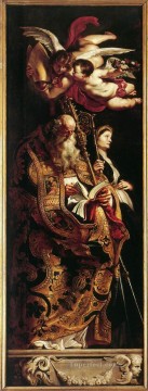 Pedro Pablo Rubens Painting - Levantamiento de la Cruz Santos Amand y Walpurgis Barroco Peter Paul Rubens